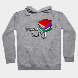 Powered by Books Hoodie